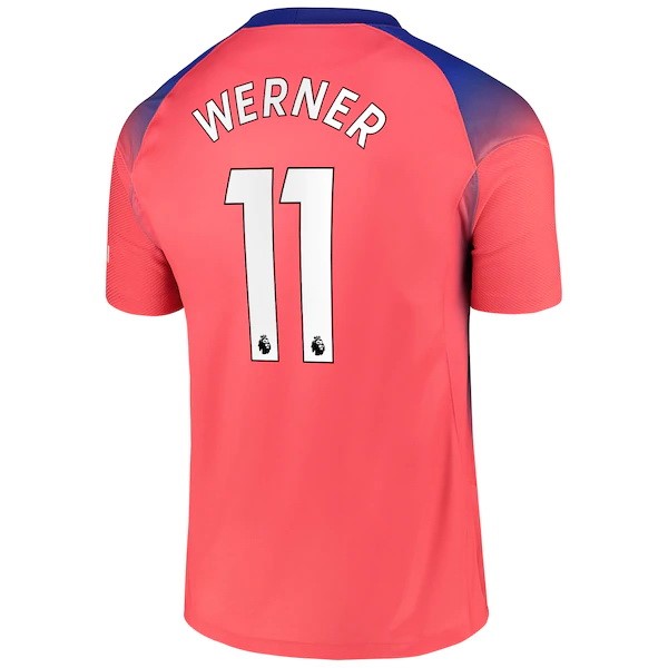 Camiseta Chelsea NO.11 Werner 3ª 2020-2021 Naranja